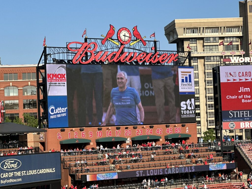 National CASA/GAL recognized by the St. Louis Cardinals